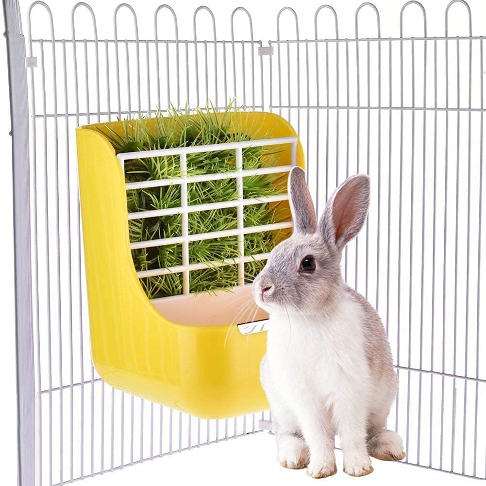 Amazon | YAHUIPEIJP 牧草フィーダー うさぎ 餌箱 食器 モルモット